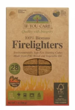 Image of If You Care Firelighters 28 Pieces