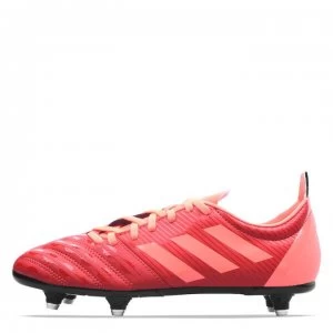 Image of adidas Malice Junior Boys Rugby Boots Soft Ground - Red/Black