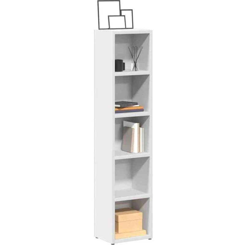 Image of VIDAXL Vidaxl - cd Cabinets 2 pcs White 21x16x93.5cm Engineered Wood 8720286086407