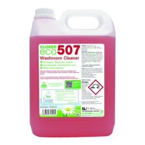 Image of Clover ECO 507 Washroom Cleaner 5 Litre Pack of 2 507