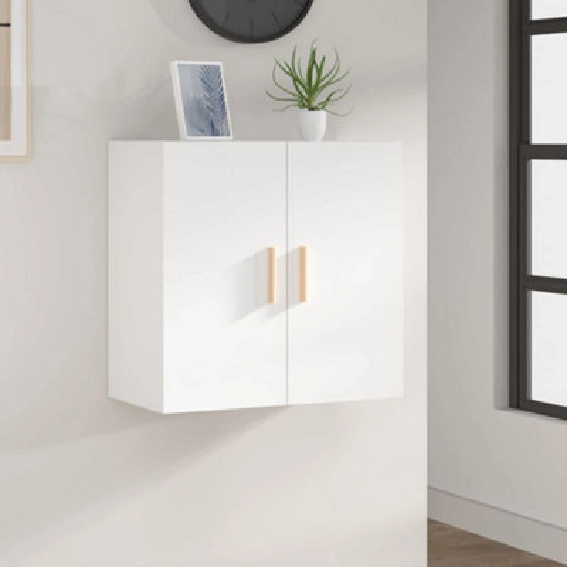 Image of Vidaxl Wall Cabinet White 60X30X60 Cm Engineered Wood, White 812888
