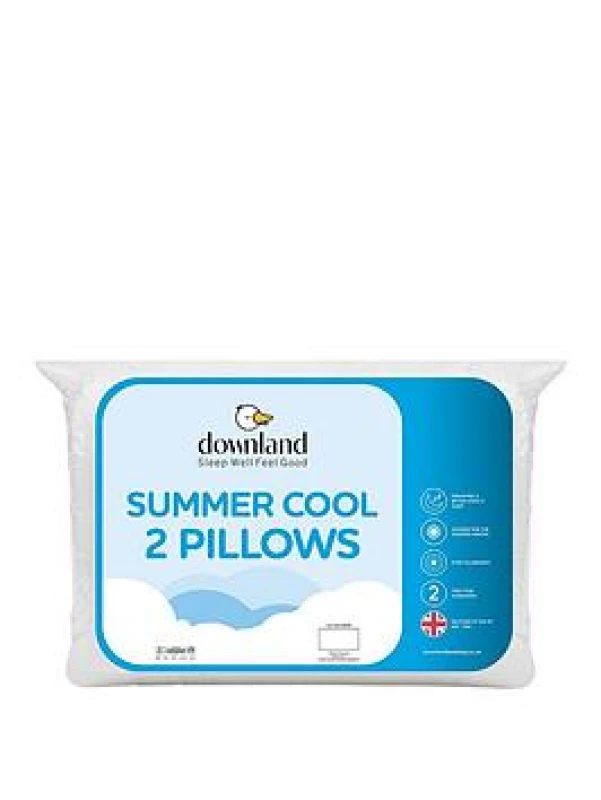 Image of The Very Collection Summer Cool Pillow Pair White WGIWB Unisex