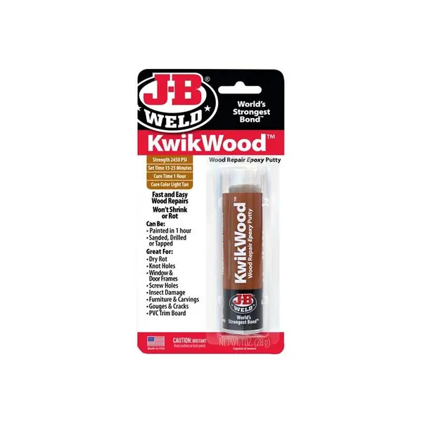 Image of J-B WELD J-B Weld 8257UK KwikWood Epoxy Putty 57g JBW8257UK JB8257