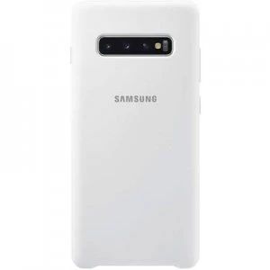 Image of Samsung Silicone Back cover Samsung Galaxy S10+ White