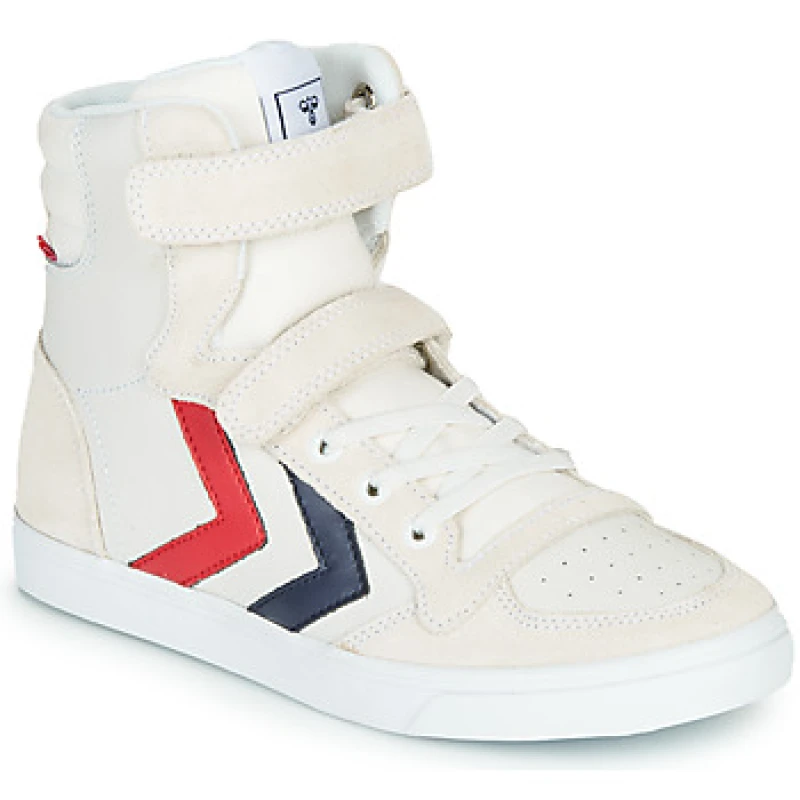 Image of Hummel Children's Trainers Hummel slimmer stadil leather high Blanc Unisex 36 204494-9001
