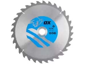 Image of OX Tools OX-TCTW-3053032 OX Wood Cutting Circular Saw Blade 305mm x 30 x 32T ATB
