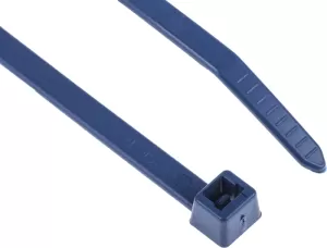 Image of Cable tie 100 mm Blue Detectable HellermannTyton 1