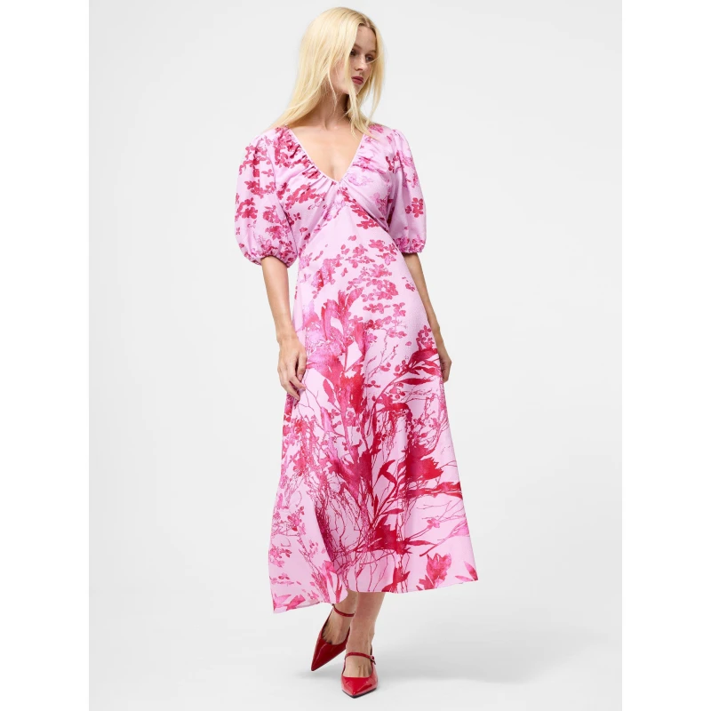Image of French Connection Womens Isla Maxi Dress Pink female 8 (XS)
