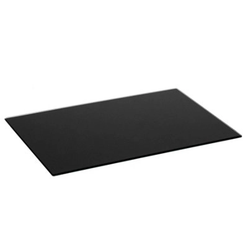 Image of Harbour Housewares Glass Chopping Board - 50 X 40Cm Black Kitchen Dining Place Mats Cutting Mat Worktop Saver Cooking & Food Prep