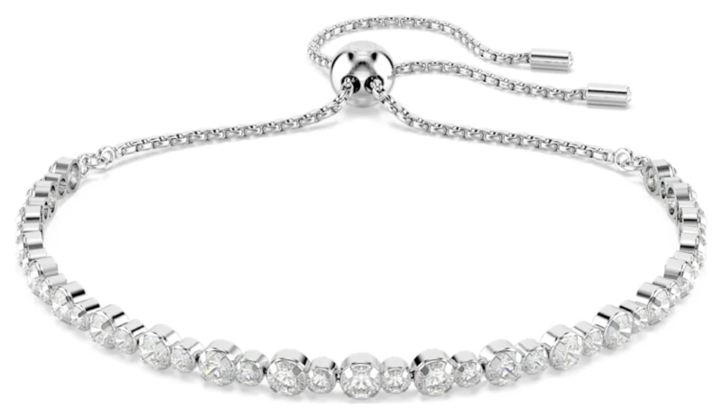 Image of Swarovski 5677813 Matrix Tennis Bracelet, Mixed Round Cuts, Jewellery