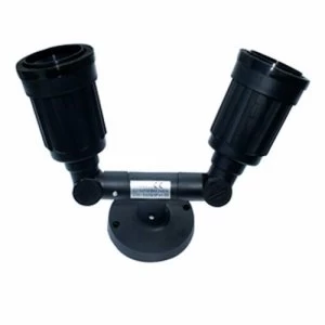 Image of Greenbrook Garden Outdoor PAR38 ES E27 Wall Mounted Light - Double