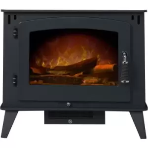 Image of Bellagio Electric Stove in Charcoal Grey - Adam