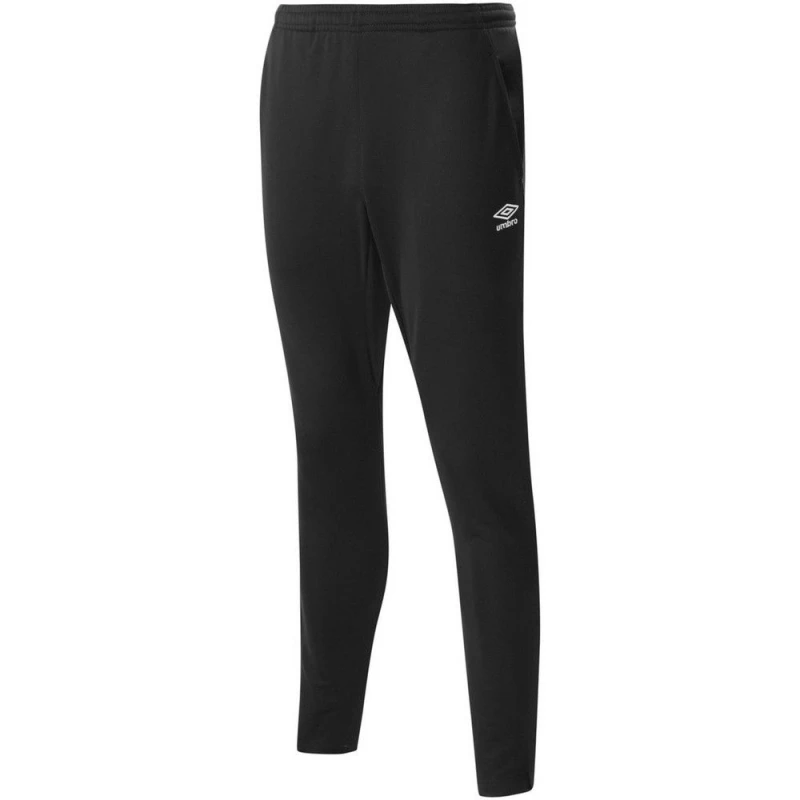 Image of Umbro Woven Tapered Jogging Bottoms in Black Size: 11-12 Years Black Unisex 11-12 Years