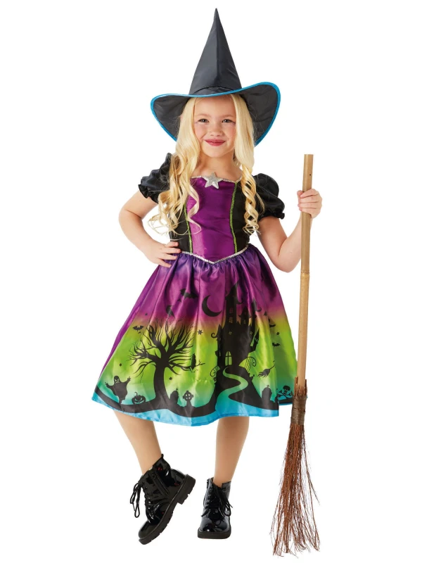 Image of Rubies Kids Ombre Witch Costume Multi unisex