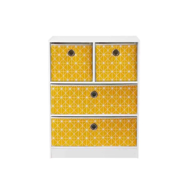 Image of Lloyd Pascal 2 + 2 Cube With 4 X Geometric Storage Boxes