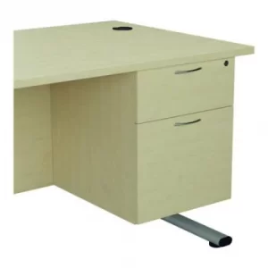 Image of Jemini 655 Fixed Pedestal 2 Drawer Maple KF74414