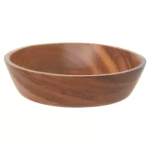 Image of 20cm Organic Acacia Wood Tapered Bowl