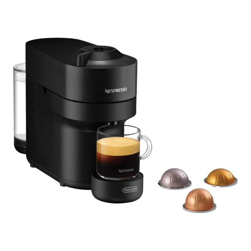 Image of Nespresso by DeLonghi Vertuo Pop Barista Bundle ENV90.BAE Coffee Machine - Black 8004399035249