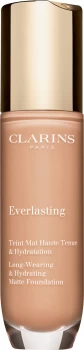 Image of Clarins Everlasting Long-Wearing & Hydrating Matte Foundation 30ml 109C - Wheat