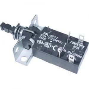 Image of Power switch Pushbutton switch 250 V AC 6 A 2 x OffOn