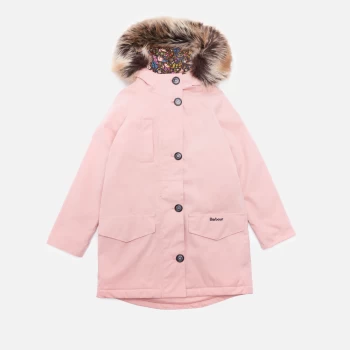 Image of Barbour Girls Walkworth Jacket - Secret Pink/Fuchsia Secret Garden - M (8-9 Years)