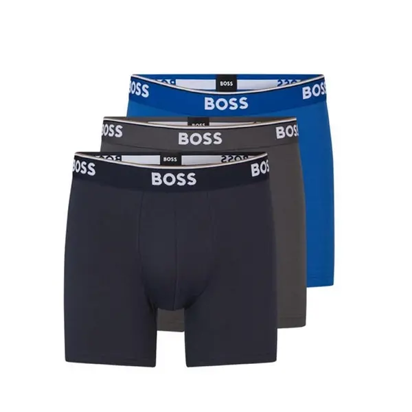 Image of Boss 3 Pack Boxer Shorts - Blue L