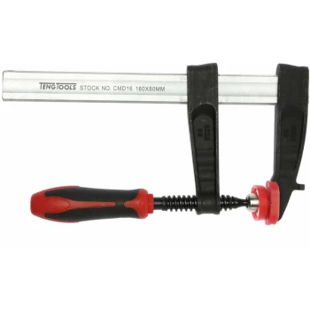 Image of Teng Tools - CMD16 160 X 80MM Reinforced Malleable Cast Iron Clamp