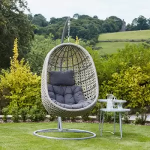 Image of Pacific Lifestyle Single Hanging Chair - Stone Grey