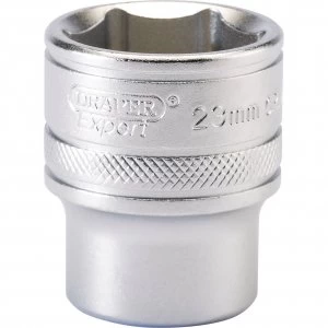 Image of Draper 1/2" Drive Satin Finish Hexagon Socket Metric 1/2" 23mm