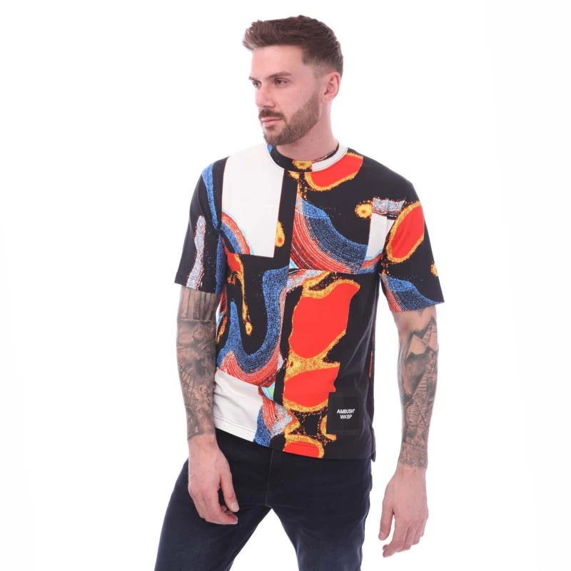 Image of Ambush Allover Print T-Shirt - Multi Multi S