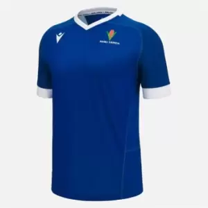 Image of Macron Samoa RWC 2023 Alternative Rugby Shirt Juniors - Blue