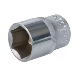 Image of King Dick HSM222 Socket 1/2" SD 12pt Metric 22mm