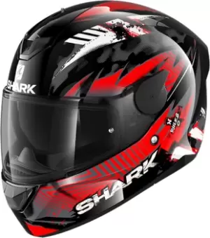 Image of Shark D-Skwal 2 Penxa Helmet, black-red, Size S, black-red, Size S
