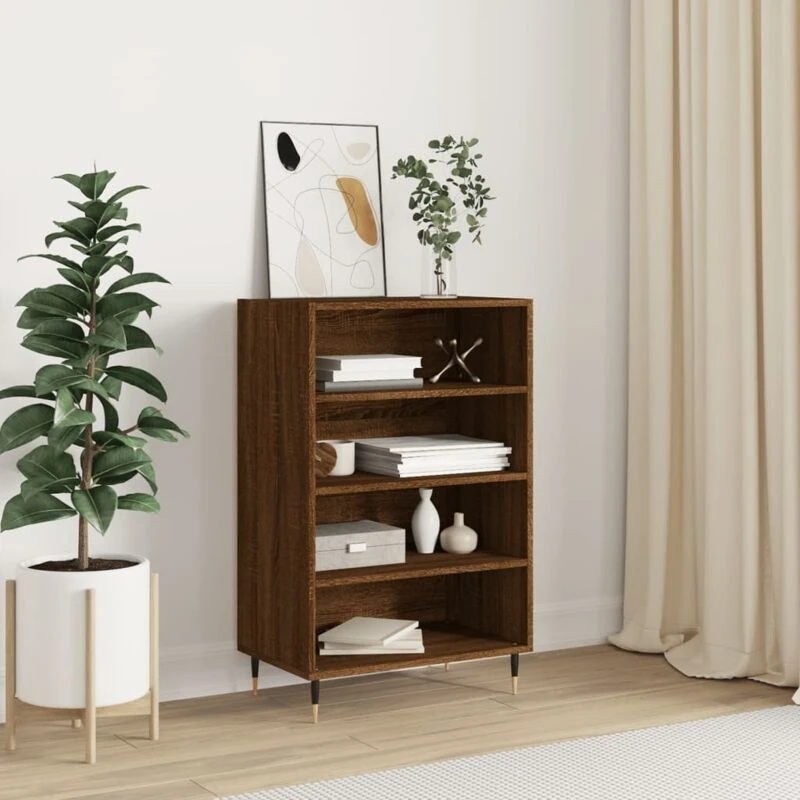 Image of VIDAXL Highboard Brown Oak 57x35x90cm Engineered Wood Vidaxl 8720845908065