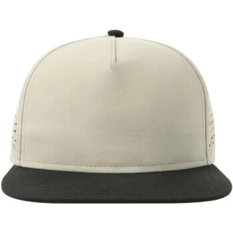 Image of Atlantis Atlantis Men Bank 5 Panel Snapback Cap in Mid Grey Mid Grey One Size Male 5063300861080