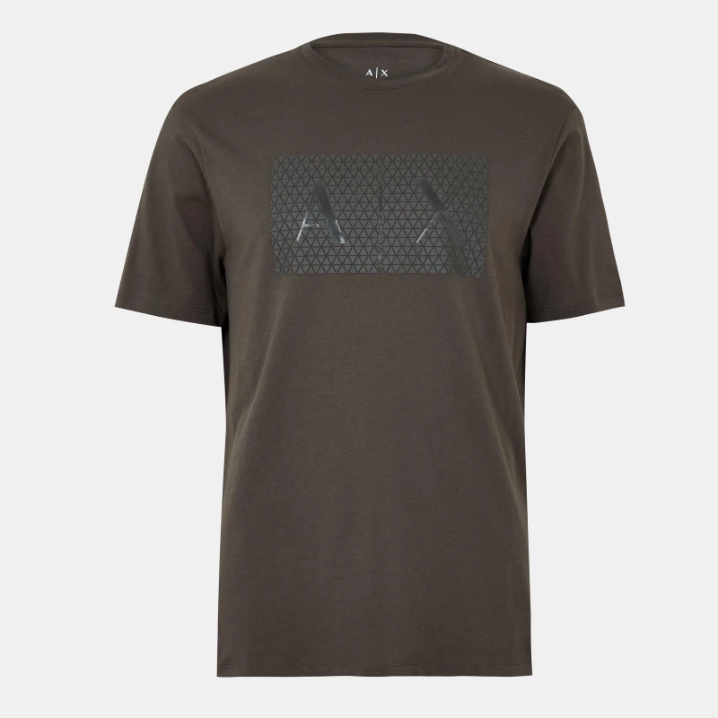 Image of Armani Exchange Mens T-Shirt Khaki U8144 male S