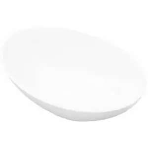 Image of Luxury Ceramic Basin Oval-shaped Sink White 40 x 33cm Vidaxl White