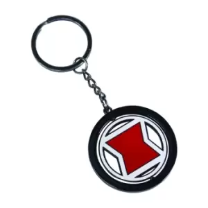 Image of Marvel Black Widow Logo Rotating Keyring