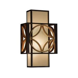 Image of 1 Light Indoor Wall Light Gold, Bronze