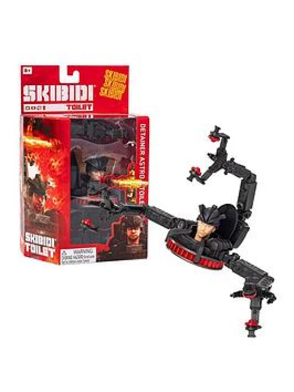 Image of Skibidi Toilet Deluxe Detainer Astro Toilet Figure Series 2 Collectable Figures YouTube Animation Officially Licensed Skibidi Toilet Merch