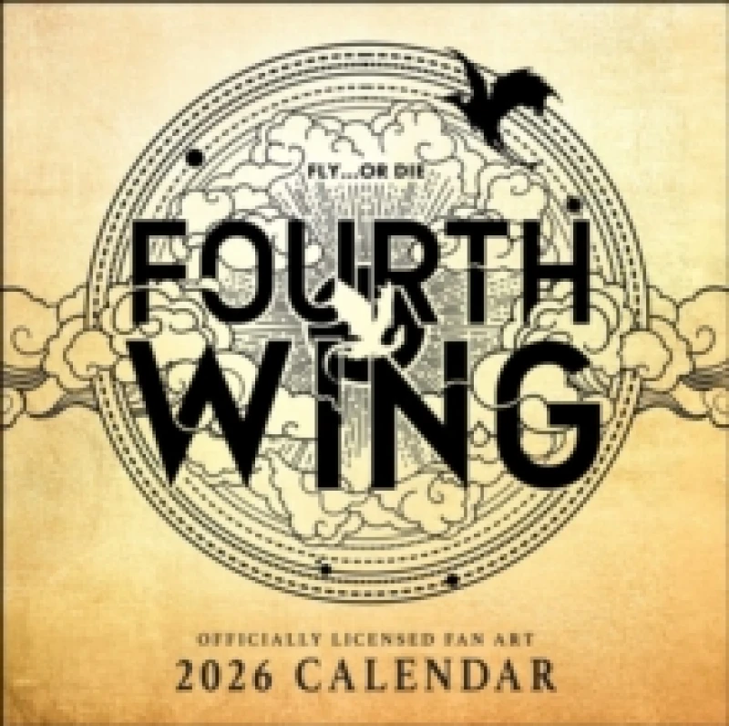 Image of Fourth Wing Officially Licensed Fan Art 2026 Wall Calendar Calendar