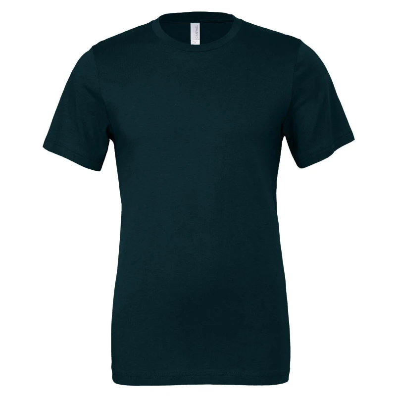 Image of Bella + Canvas Mens Jersey Crew Neck T-Shirt in Emerald Size: Medium Emerald Male M