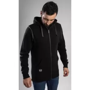 Image of Oxford ZIP Hoodie Sweat Shirts Black Medium