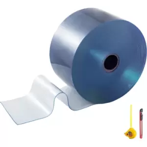 Image of VEVOR PVC Plastic Door Curtain Smooth Door Bulk Roll 200mm Width x 2mm Thickness x 50m Length