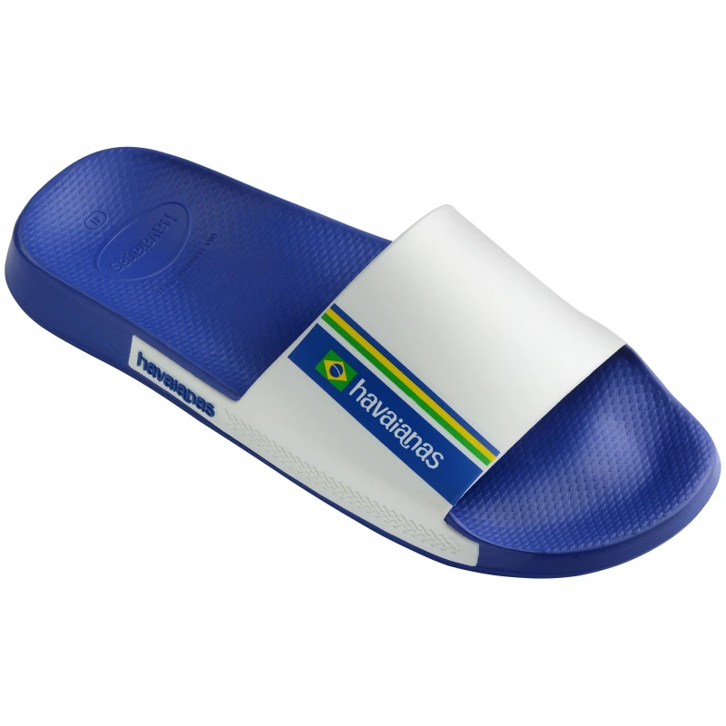 Image of Havaianas SLIDE BRASIL womens Sliders in Blue