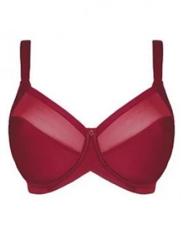 Image of Curvy Kate Wonderfull Full Cup Bra With Side Support - Deep Red