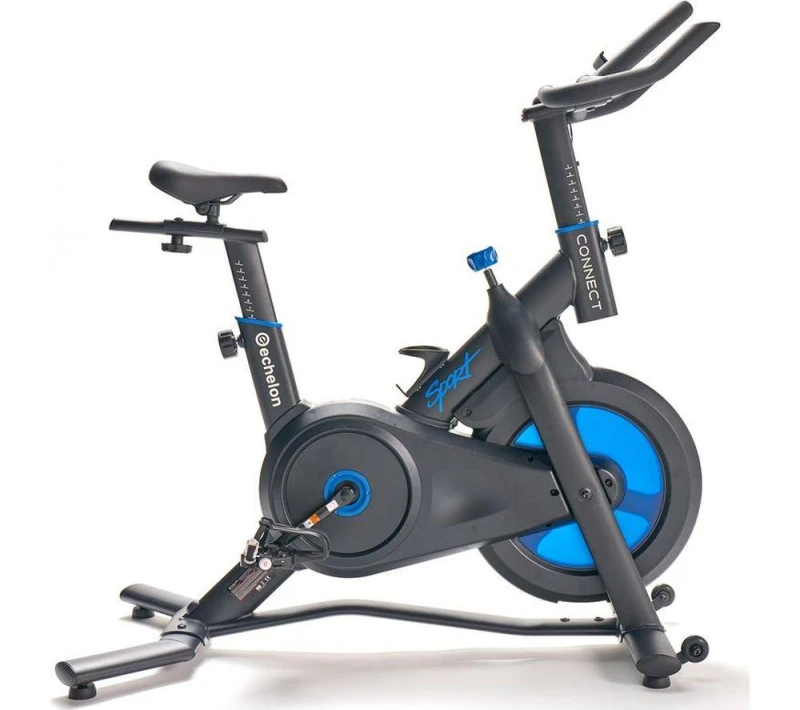 Image of ECHELON Sport 2 Smart Connect Exercise Bike - Black & Blue, Black 810091985441