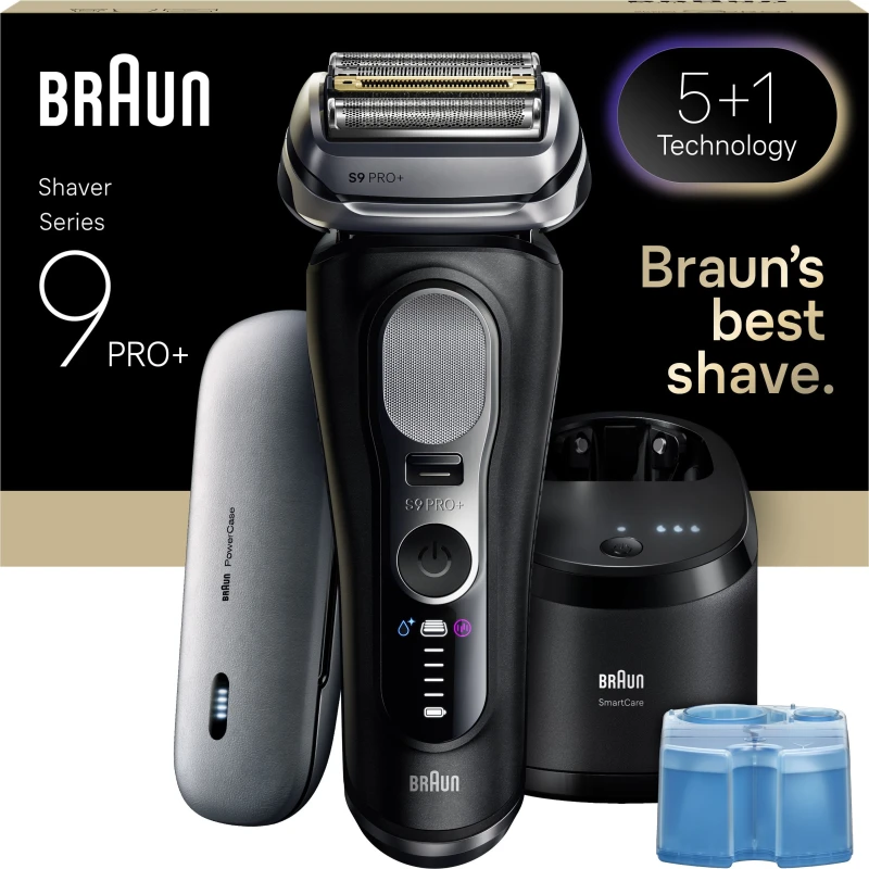 Image of BRAUN Series 9 Pro 9670cc Wet & Dry Foil Shaver - Black 8700216555111