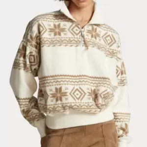 Image of Polo Ralph Lauren Womens Long Sleeve-Sweatshirt - Guide Cream - XS