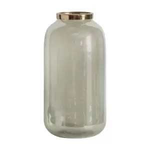 Image of Gallery Interiors Rodenbek Lustre Vase Green Large